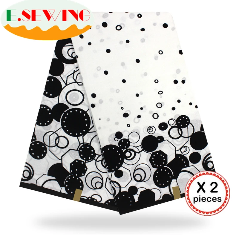 Африканская восковая ткань с принтом Анкара для шитья Анкара африканская ткань 12 ярдов нигерийская хлопковая ткань Гана для платья 9012