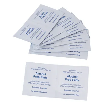 

Alcohol Swabs Pads Wipes 99% Antibacterial Sanitizing Disposable Skin Care Mild Personal Cleaning Wipes