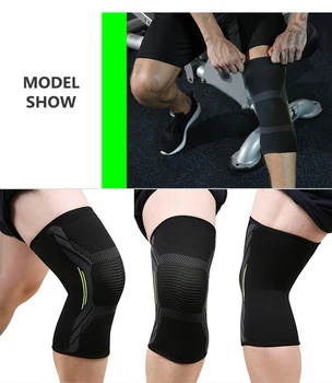 

1pcs Knee Support Brace Pads Breathable Bandage Professional Protective Sports Knee Pad Strap Basketball Tennis Cycling Fitness