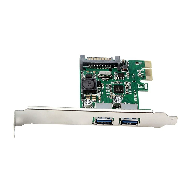 Pci-E к Usb3.0 двойной порт карты расширения Pci Express адаптер Nec720202 главный чип управления для настольного ПК