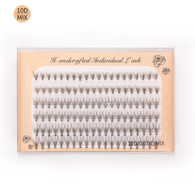 

8/10/12mm Length Mixed Set Grafted Eyelashes Natural Thick Clustered False Eyelashes Professional Eyelash Extensions 0.07C