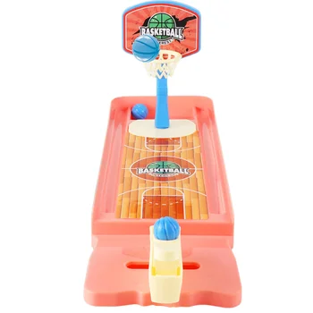 

1 Set of Mini Desktop Basketball Shooting Toys Pinball Game Toy Kids Launcher Toy
