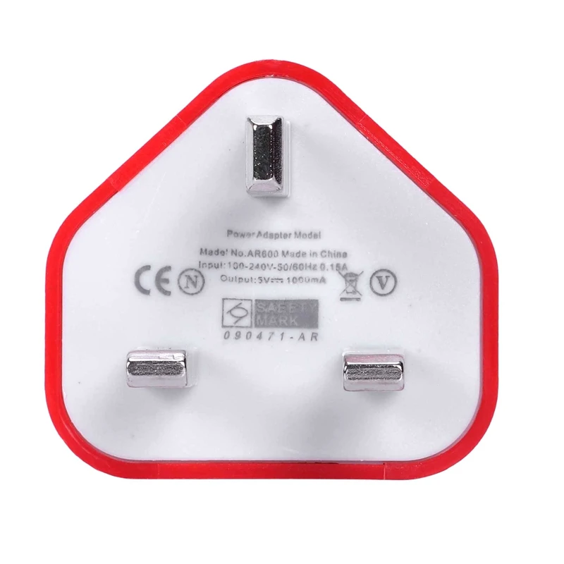 

UK Plug Mains Wall 3 Pin USB Power Adaptor Charger For Mobile Cell Phone Tablet