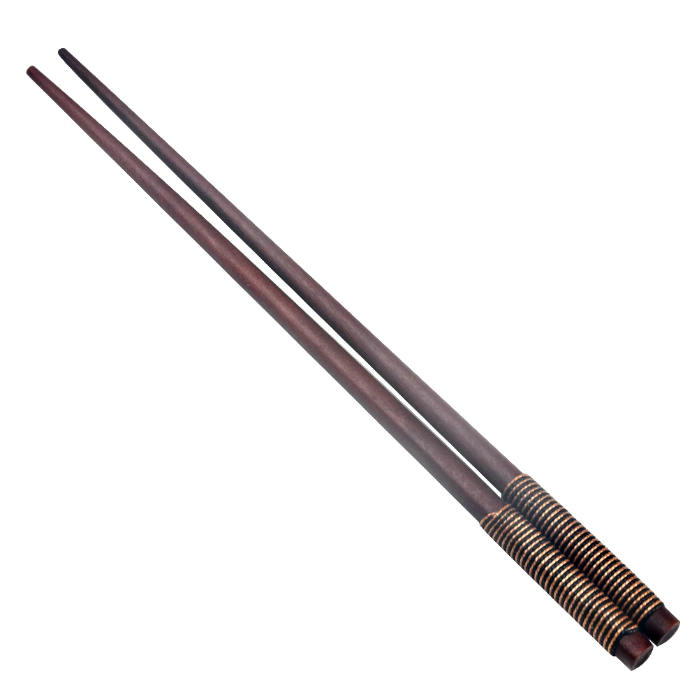 Натуральный каштан дерево Chopsticks провод натуральные деревянные палочки для еды Прямая Модные прочные палочки для еды ручной работы#20 - Цвет: A