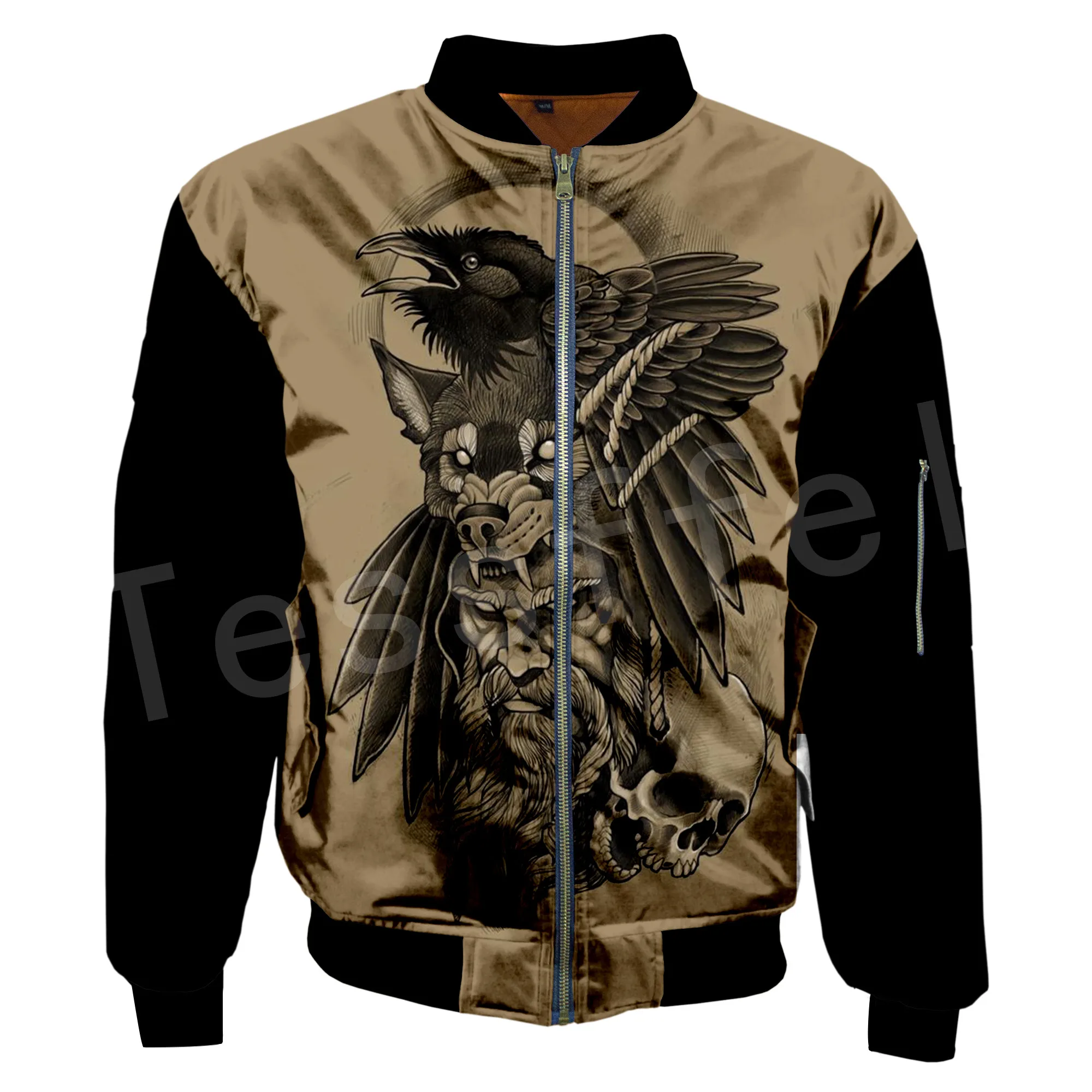 Tessffel Unisex татуировки викингов, спортивный костюм, новые модные повседневные Для мужчин/Для женщин 3dprint толстовки/Толстовка/куртка-бомбер s-7
