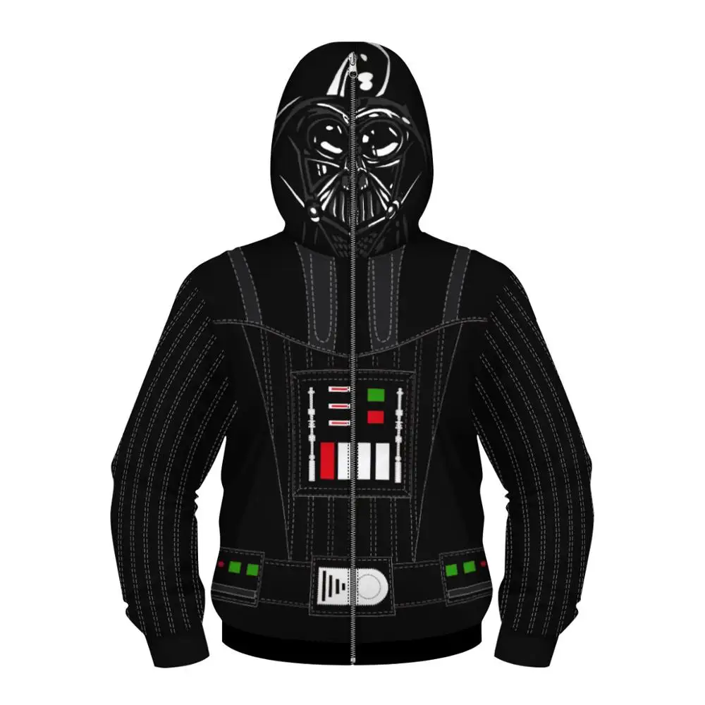 

Black Warrior Cosplay Jackets Autumn Boys Coat Jackets Cartoon Star Wars Boys Coats For Children Jackets Outerwear Kids Clothes