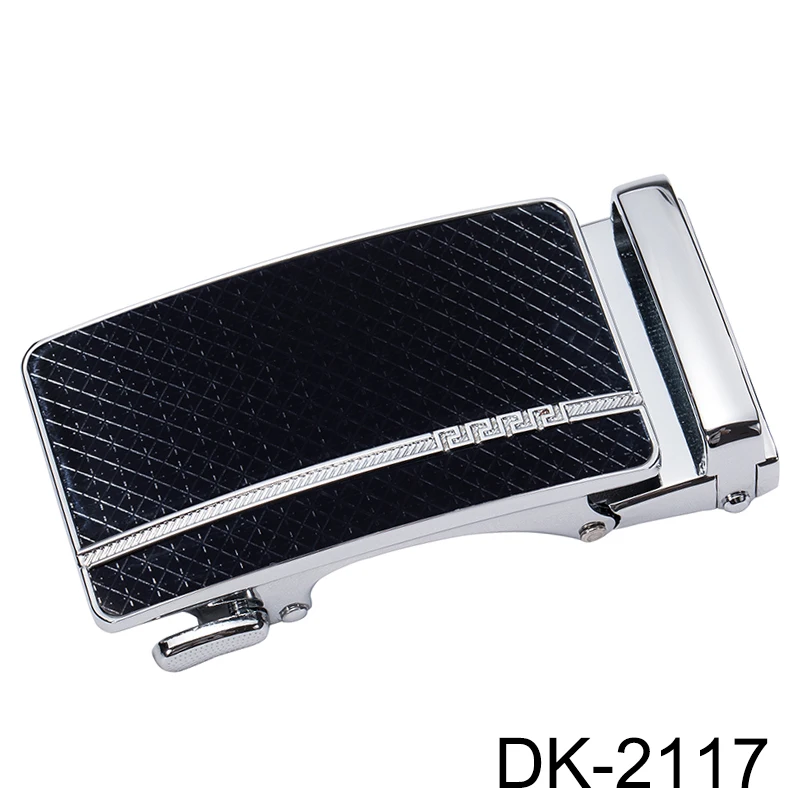 DK-2117 Брендовые Дизайнерские мужские автоматические пряжки для ремней для мужчин, модные, с трещоткой на ремне, золотые, мужские, Ceinture Homme Marque Kemer Cinto - Цвет: DK-2117