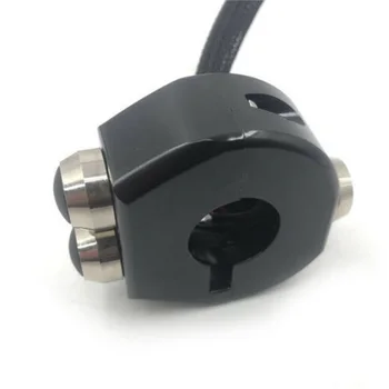 

1pc Black CNC Motorcycle Handlebar Switch Button 12V Latch / Momentary Cafe Racer US Switch