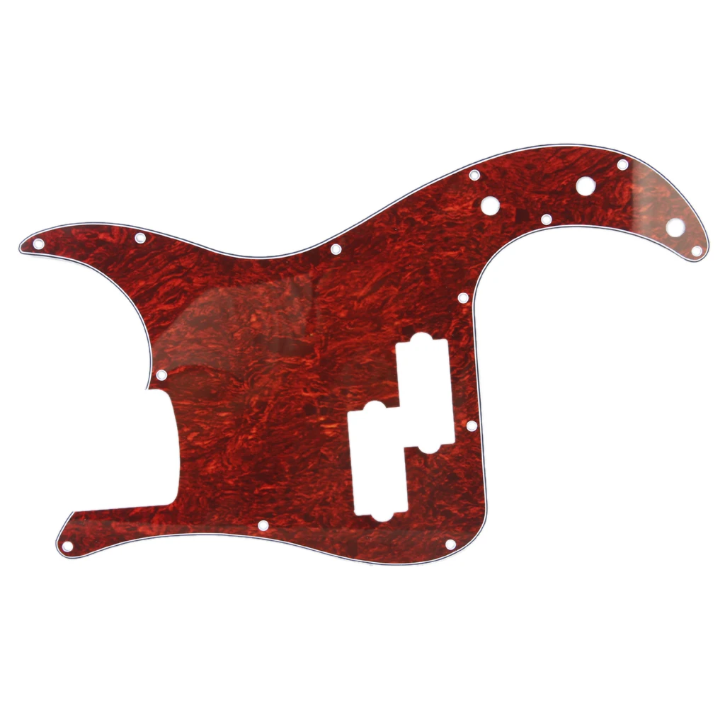 Red Tortoise Shell Pickguard 3 Ply Scratch Plates For Precision Bass PB Guitar Red Tortoise Shell Pickguard 3 Ply Scratch Plates For Precision Bass PB Guitar
