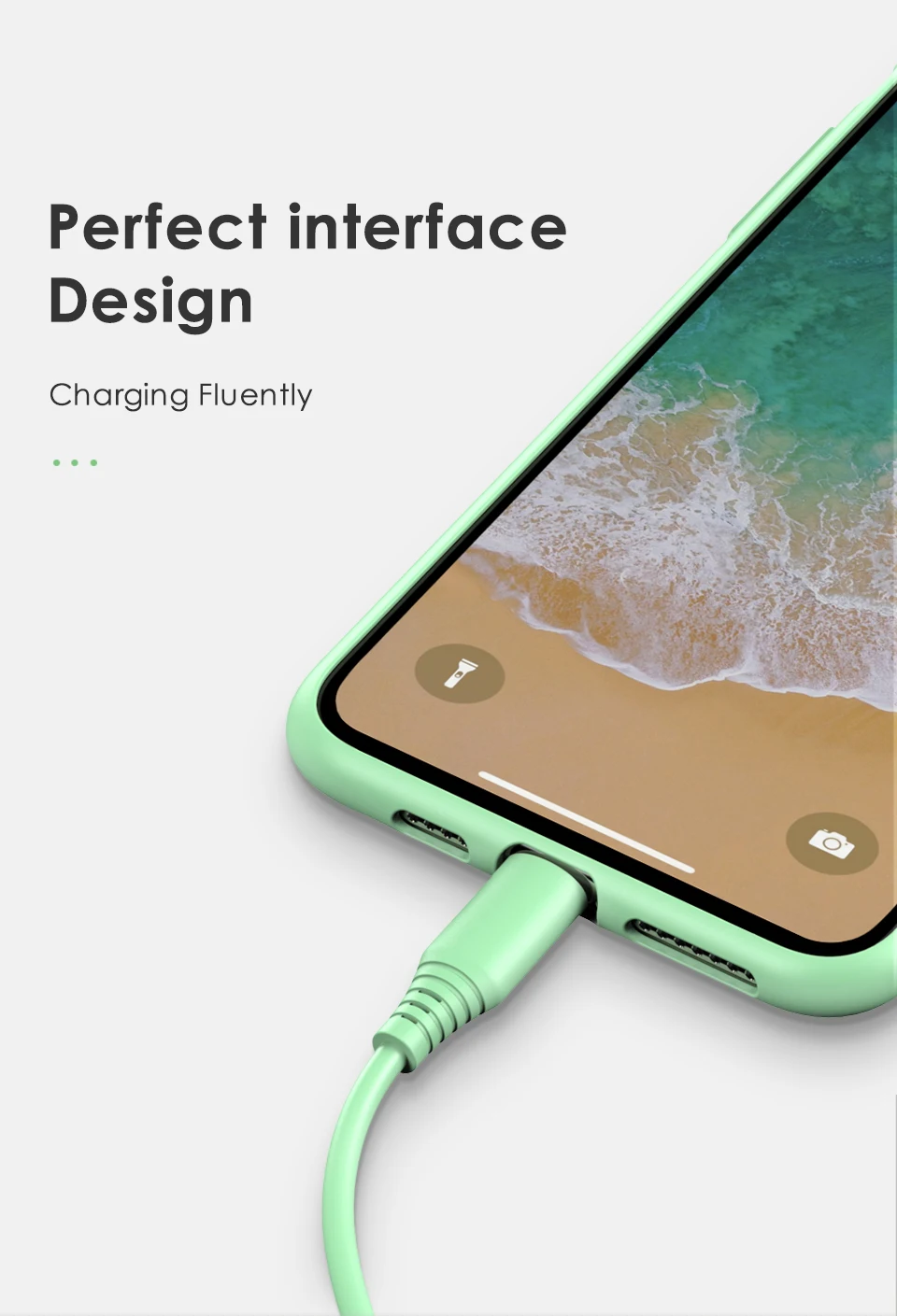 Новейший дизайн, жидкий силиконовый кабель для Lightning, зарядный шнур, USB-Micro USB Tipo c, для iPhone 11 X, для Xiaomi Redmi note 8