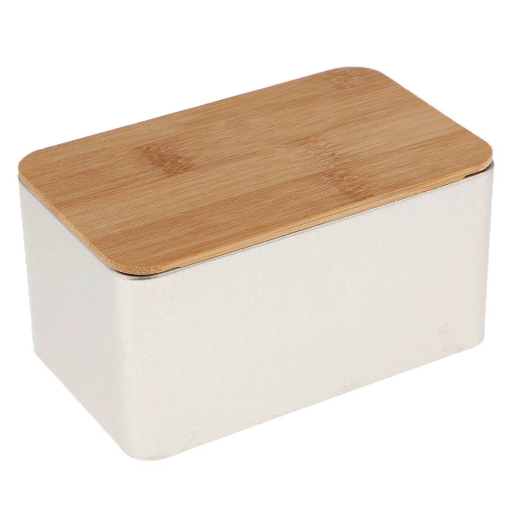 Кухонная металлическая коробка для хранения с бамбуковой крышкой ящики для хлеба коробки для сахара держатель для хранения чая травы контейнеры для еды Органайзер - Цвет: G