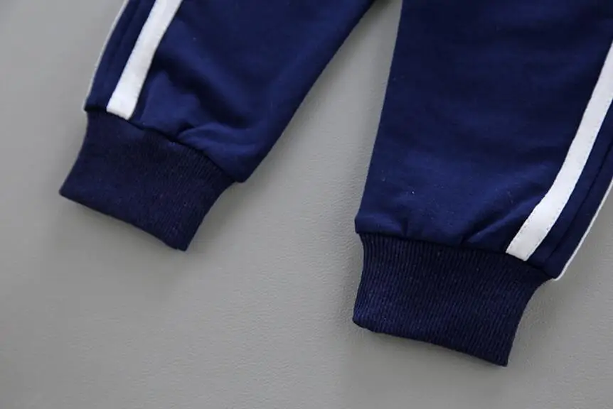 Boys'Dress/весенне-Осенняя детская одежда с длинными рукавами, модная спортивная одежда из трех предметов, одежда для мальчиков