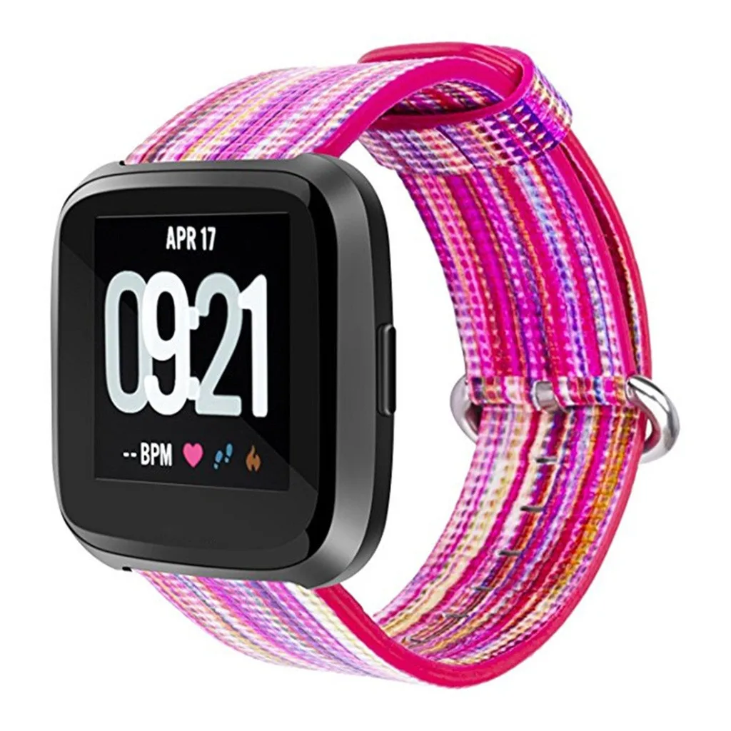 Ouhaobin нейлоновый ремешок для Fitbit versa 2 Смарт-часы Регулируемый сменный Браслет умные аксессуары браслет ремешок 910#2