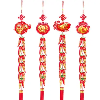 

Chinese Spring Festival wall decor Chinese Knots pepers shape home decoration mini figures Gifts for new year wall hanging