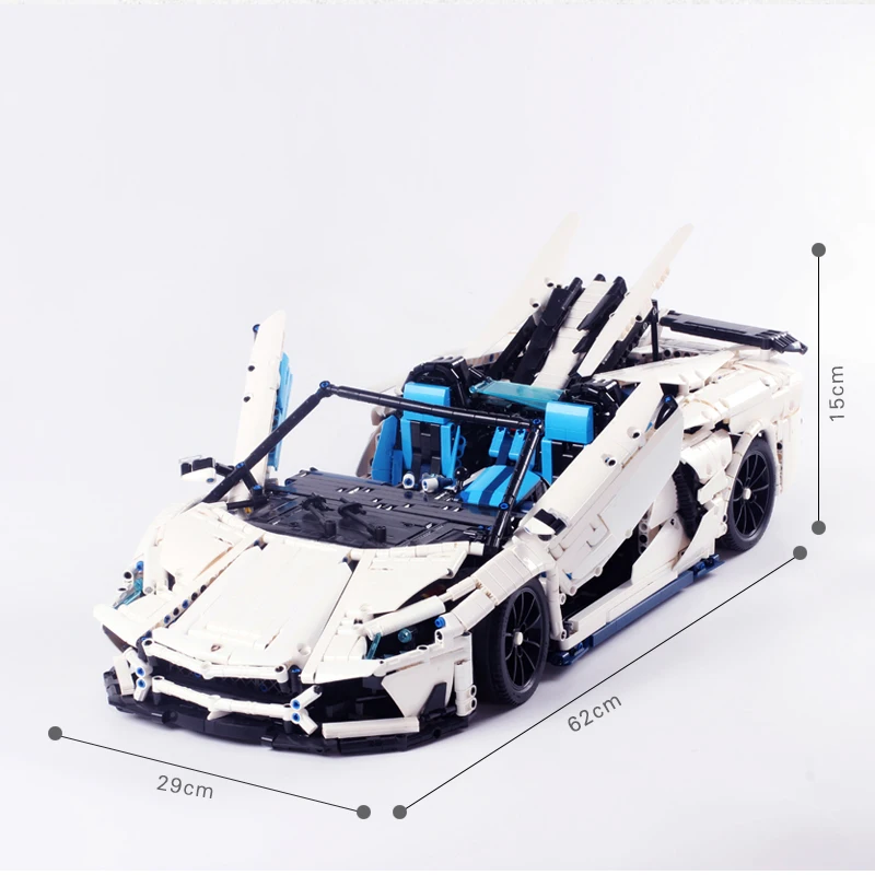 Строительные блоки, серия Technic, Модель гоночного автомобиля, Супер спортивный автомобиль, MOC, сборные кирпичи для детей, игрушки, детский подарок