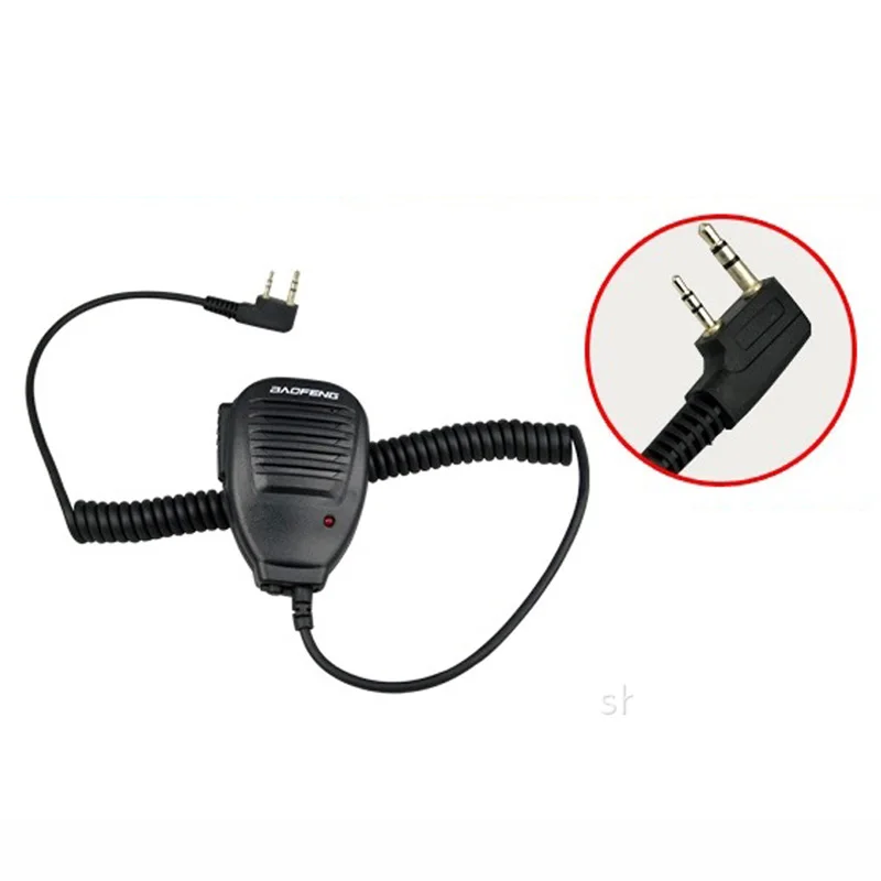 Speaker Mic Headset Walkie Talkie For Baofeng UV-5R A UV-82L GT3 888s 2-Way Radio Kit Walkie Talkies Speaker Microphone