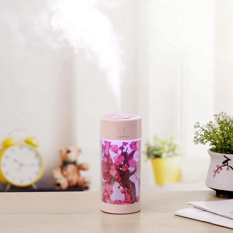 

Travel Portable Chinese Style USB Air Humidifier Colorful LED Light Mini Aromatherapy Machine Air Freshener Water Cup Humidifier