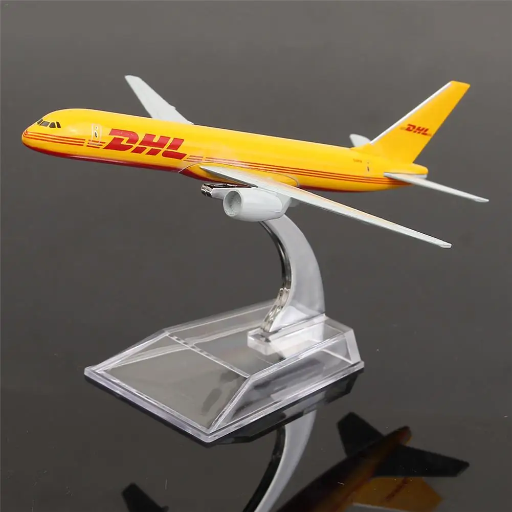 B757 DHL карго 16 см металлическая модель самолета Модель с трёхмерными чертёжами