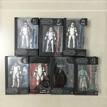 

Star Wars Figure Darth Maul Vader Figure The Black Series Boba Kylo Phasma Sandtrooper Action Figures Model Toy Gift Doll