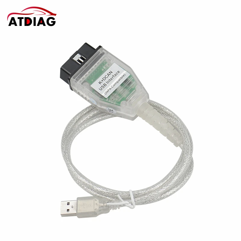 Cable de interfaz USB para BM-W INPA K + CAN K CAN INPA con Chip FT232RL, sin interruptor para BM-W INPA K DCAN, con 20 pines para BM-W, nuevo