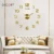 DIY 12v Digital Large Wall Clock Home Decoration Mirror Wall Clock Sticker Vinyl Modern Design Clock on The Wall for Living Room