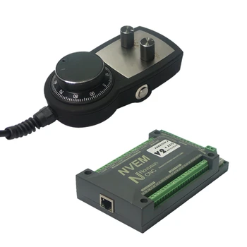 

Ethernet Mach3 Card 4 Axis manual pulse hand wheel for CNC Router Machine