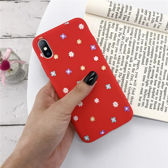 KJOEW чехол для телефона для iPhone 11 Pro Max X XS XR Xs Max 6 6s 7 8 Plus карамельный цвет Любовь Сердце Мягкий ТПУ силиконовый защитный чехол Капа - Цвет: AC6995R