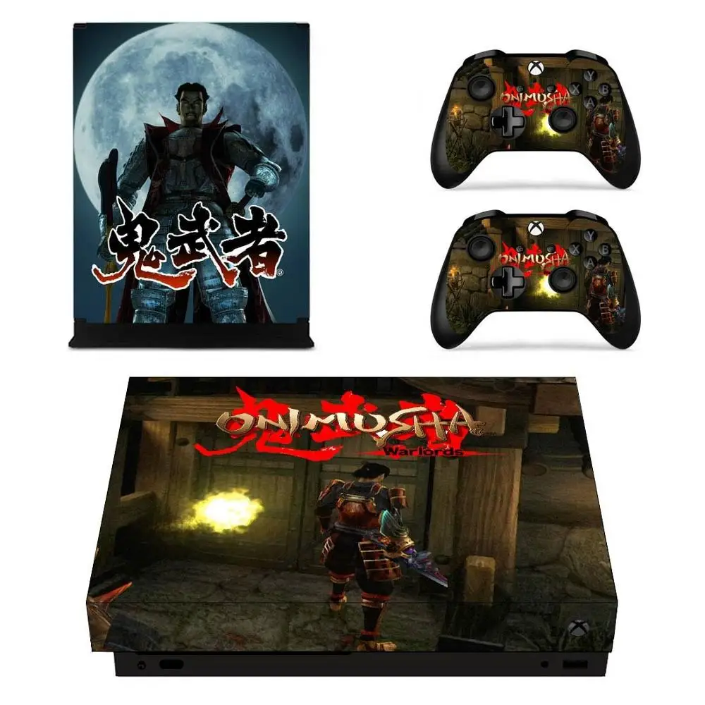Для Xbox One X наклейка s Onimusha виниловое покрытие стикеры Adesivo для Xbox one X консоли пульта дистанционного управления скины