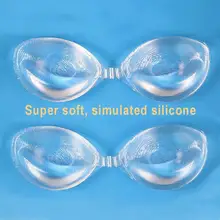 Платье для свадебной вечеринки, липкий прозрачный силиконовый бюстгальтер для женщин, пуш-ап, невидимый бюстгальтер с открытой спиной, подтягивающий грудь, самоклеющиеся бюстгальтеры, A-D