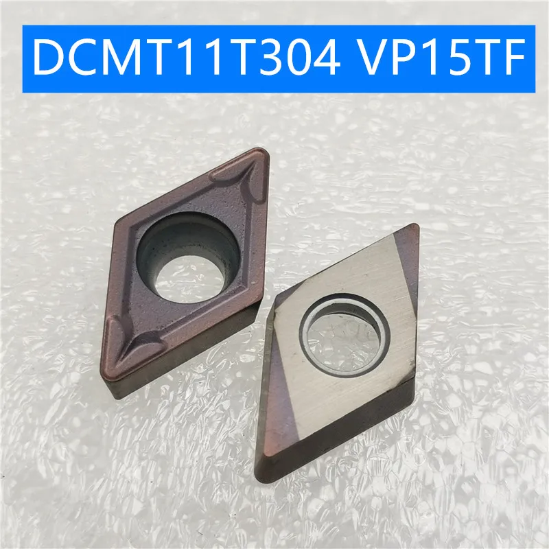 20 шт. DCMT11T304 VP15TF поворотные твердосплавные вставки инструмент токарный фреза режущий инструмент для ЧПУ слот для резки