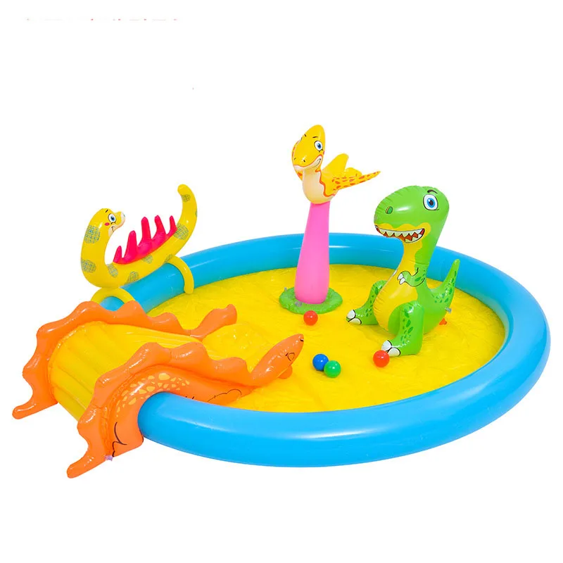 Water Slide For Children Fun Lawn Water Slides Inflatables Pools For Kids Summer Children's Slide Set Backyard Outdoor Toys
