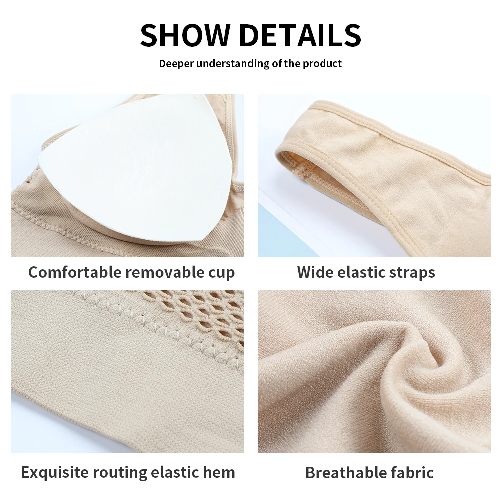 Women Lingerie Bra Push Up Invisible Wireless With Pads