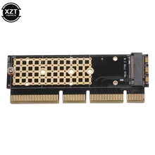 Pcie-Card Adapter Hard-Drive Support M2 SSD To with Silicone Cooling-Pad X4x8x16-Slot
