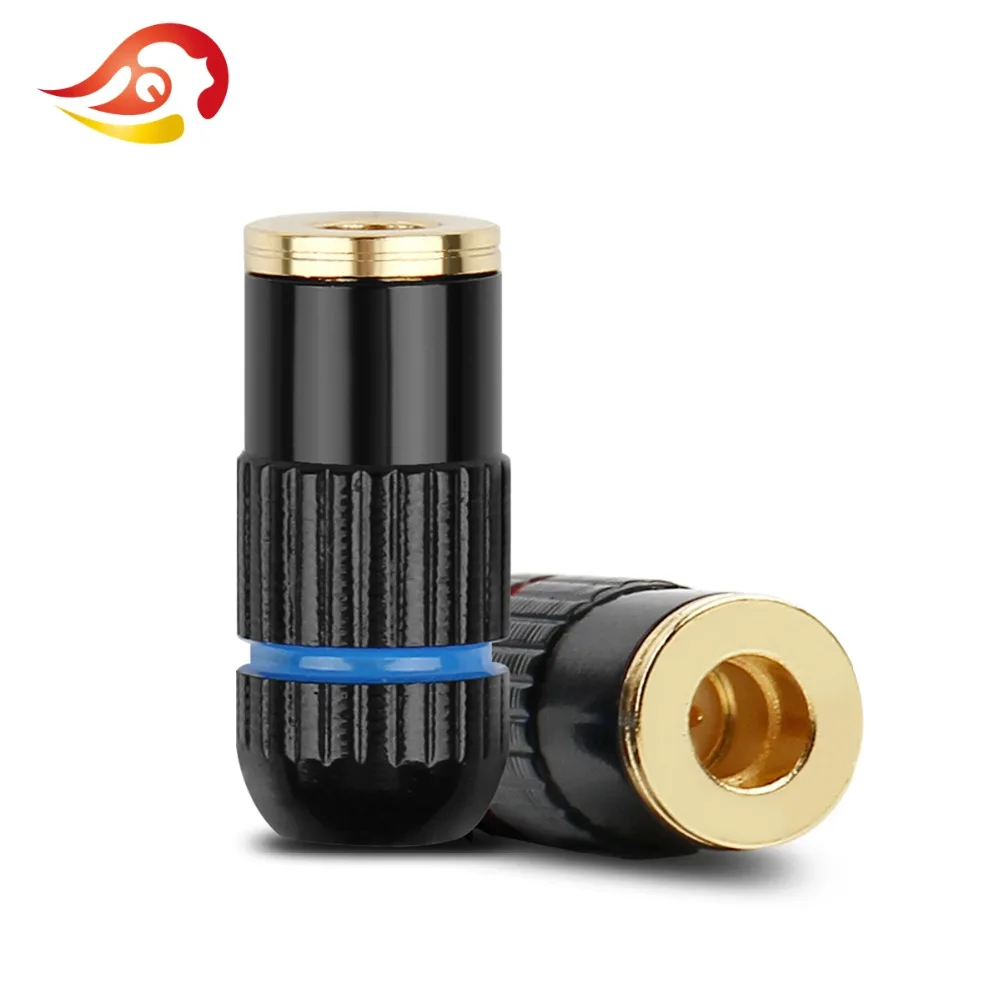 QYFANG 1 пара A2DC женские Pin наушники, аудио разъем для LS400 CKS1100 E50 E70 HiFi гарнитура припой провода разъем a2dc адаптер