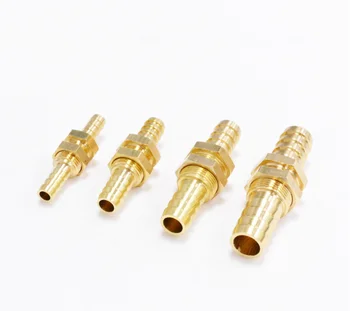 

Hose Fitting ID 6 8 10 12 14 16mm Hose Barb Bulkhead Brass Barbed Tube Pipe Fitting Coupler Connector Adapter For Fuel Gas Water
