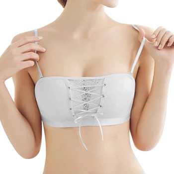 

Sexy Strapless Tube Tops for Women Fashion Push up Gather Seamless Corset Bralette Lady Sweet Lingerie Girl Soutien Gorge Femme