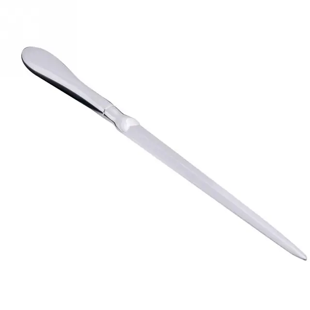 Metal Letter Opener Envelope Slitter Paper Knife Office Knife Metal Plated Envelope  Opener Ergonomic Grip Handle - AliExpress