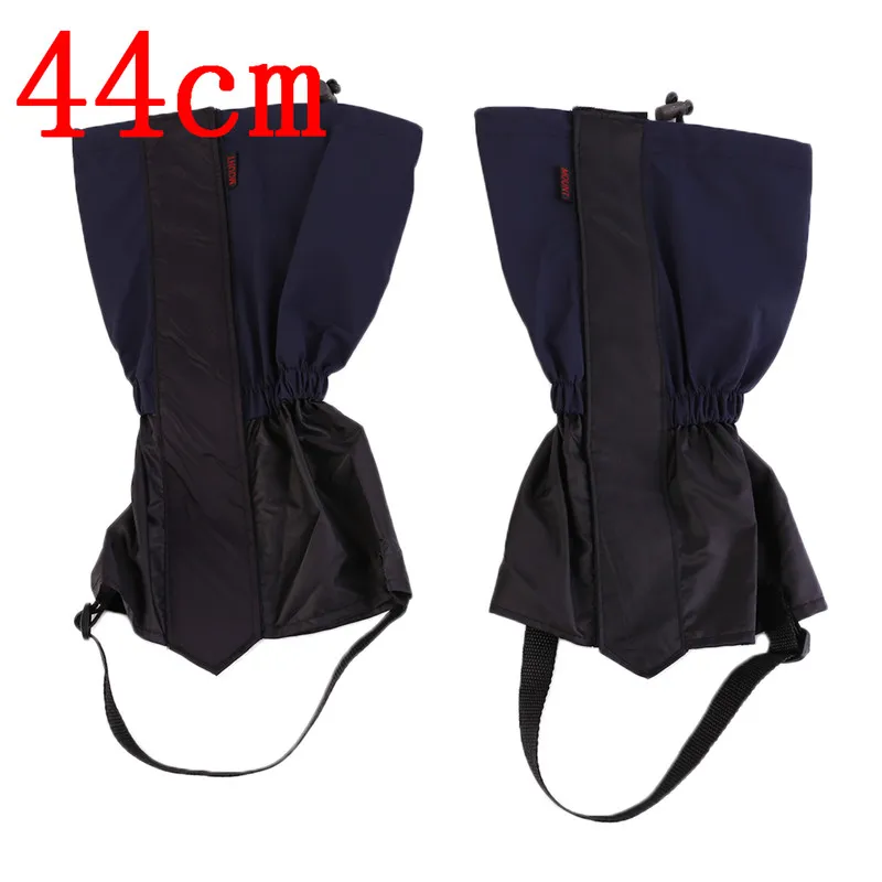 44cm navy blue TSAI 1 пара водонепроницаемых ветрозащитных походов для прогулок, альпинизма, охоты, зимние легинсы, гетры, наборы для путешествий - Color: 44cm navy blue