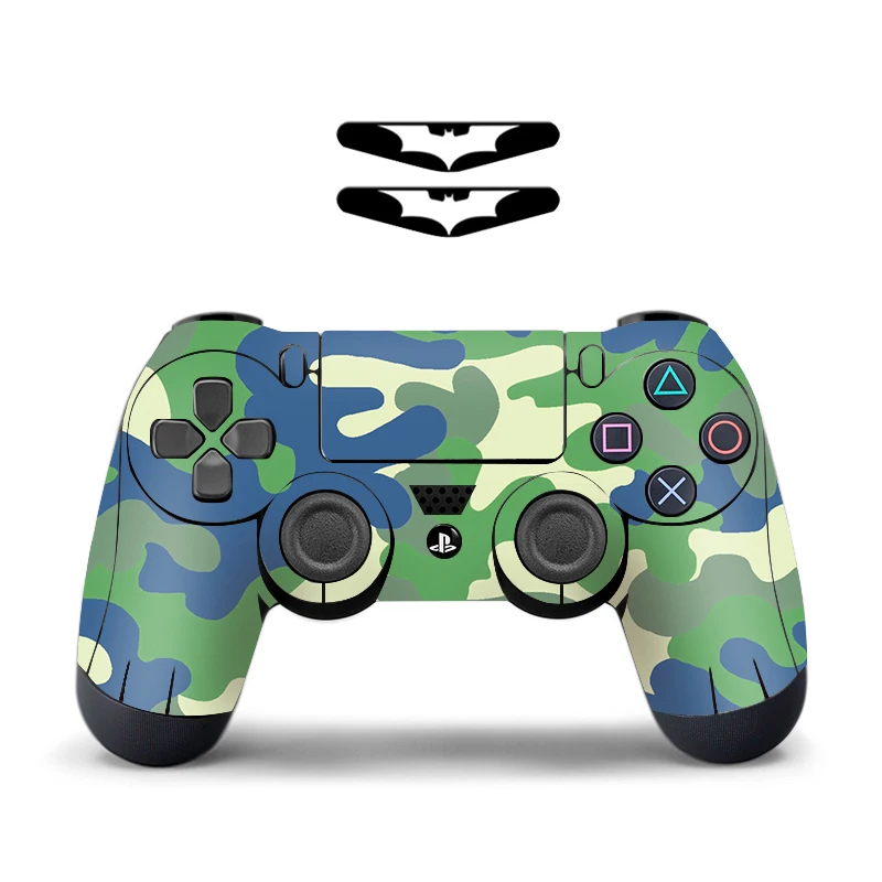 Blue Skull vinyl Skin For PS4 Controller Protective Sticker Camouflage For Playstation 4 Gamepad Accessories Decal Cover
