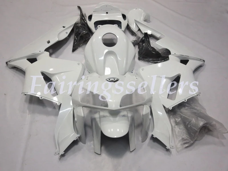 

Top (Injection mold) New ABS Motorcycle Full Fairing Kit Fit For Honda CBR600RR 05 06 F5 2005 2006 Fairings Gloss White