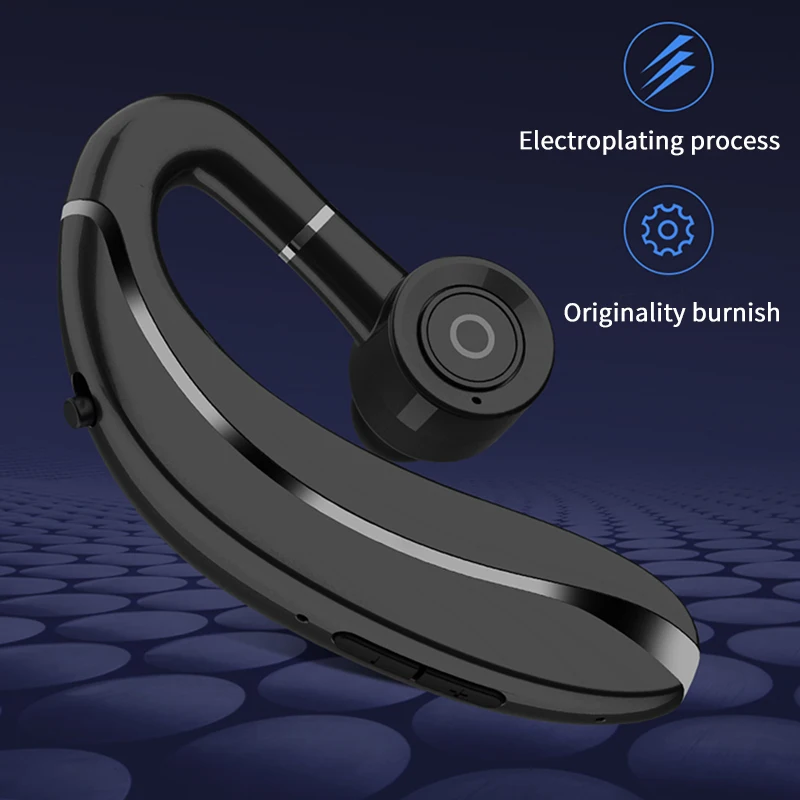 Q10 Wireless Headphone Earbud Ear Hook Bluetooth 5 0 Earphone 300MAh Single Handfree with Microphone for Driving Sport PK V9