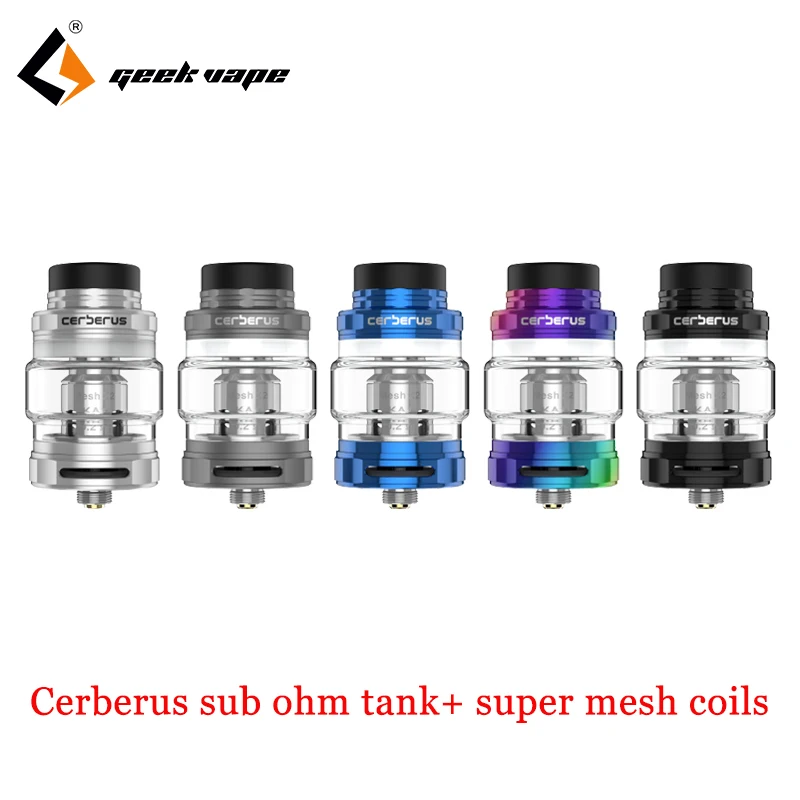 Атомайзер Geekvape с катушкой super mesh оригинальный бак Cerberus sub ohm для Nova mod емкостью 5 мл