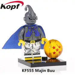 20 шт KF555 строительный блок Z фигурки Dragon Balls Majin Buu готенкс Мужские Шорты для купания кирпичные обучения для Детский подарок игрушки