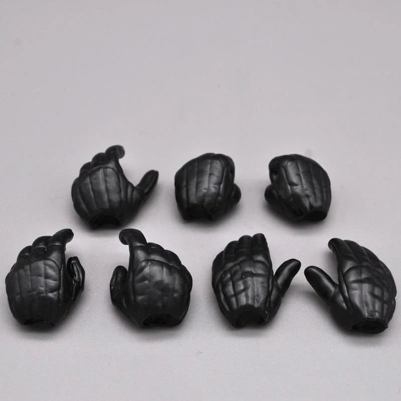 

7pcs 1/6 Scale Hunter's Black Hand Gloves Types Models for 12''Figures Toys Gifts Collections DIY