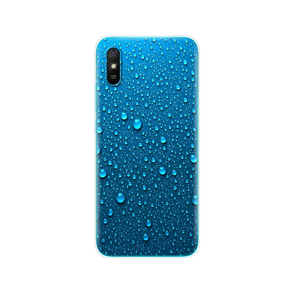 For xiaomi redmi 9A back Case Silicon Back Cover Phone Cases For redmi 9A Soft Case 6.53 inch funds etui bumper coque Cat Flower best phone cases for xiaomi Cases For Xiaomi