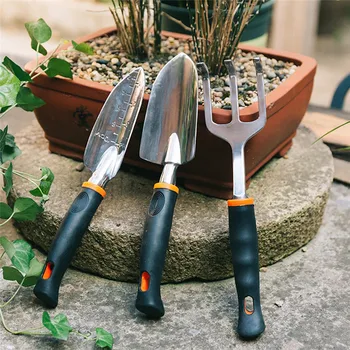 

1/3pcs Flower Shovel Rake Spade Bonsai Tools Set Mini Garden Tool Wooden Handle Metal Head Flowers Potted Plant Garden Supplies