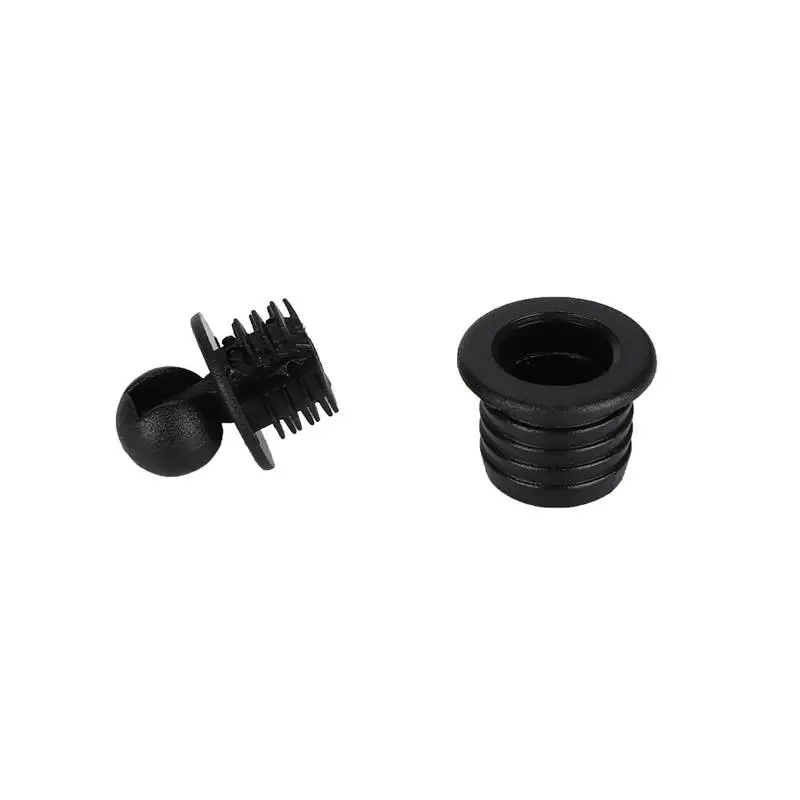 10 juegos de cubierta de red de altavoz, botón de malla de parrilla de plástico, clavija de montaje, cierre de hebilla SS