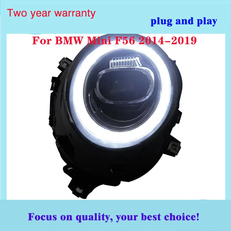 headlamp for BMW Mini Cooper F56 2014-2019 All Headlight assembly With Super Bright Bi LED Projector Lens dymamic version | Автомобили и