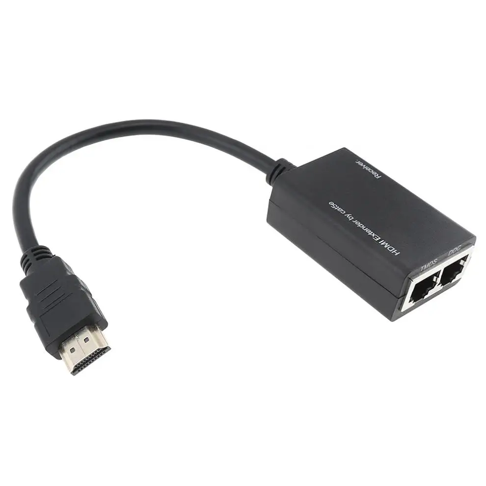 1080P HDMI удлинитель 2 шт Cat-5e Cat-6 кабель Ethernet ретранслятор HDTV 3D до 100 футов для HDMI
