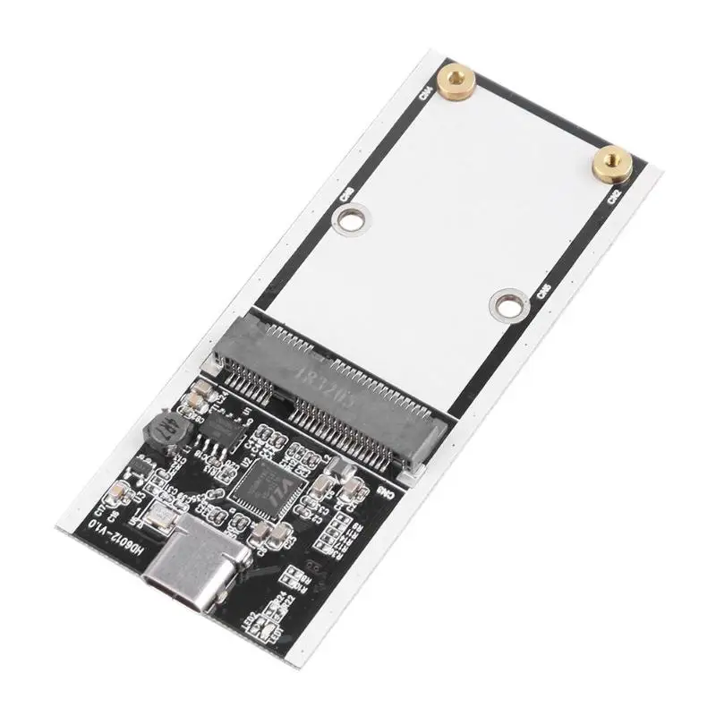 Алюминиевый HDD коробка USB3.1 type-C к MSATA SSD Внешний корпус SSD жесткий диск Корпус 10 Гбит/с Hign-speed для Windows SE/ME/2000